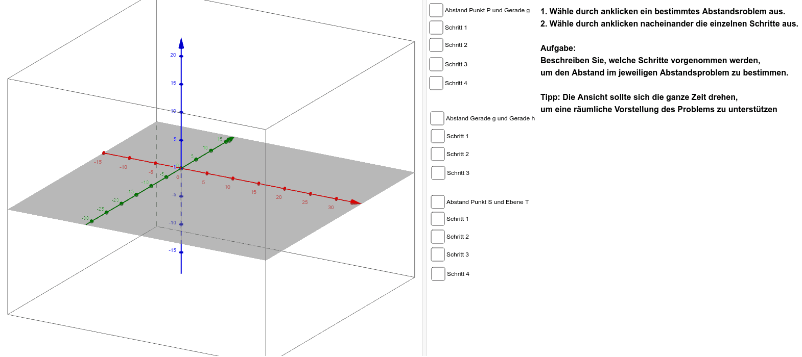 GeoGebra Applet