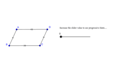 Visual Hints for Quadrilateral Property Proofs