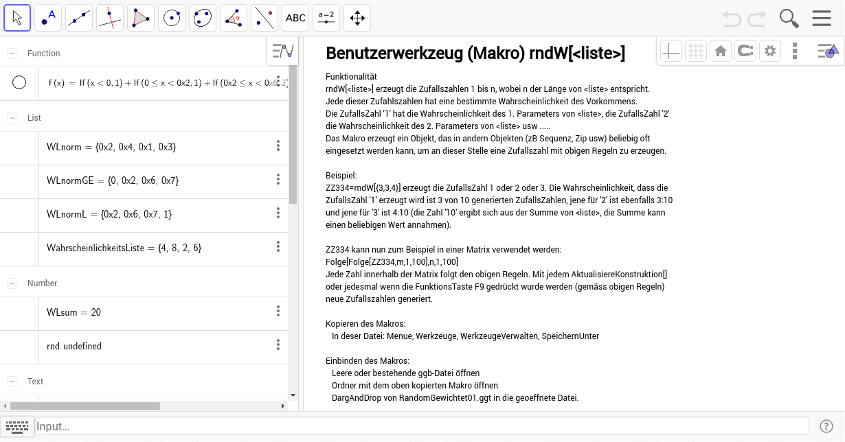 GeoGebra Applet