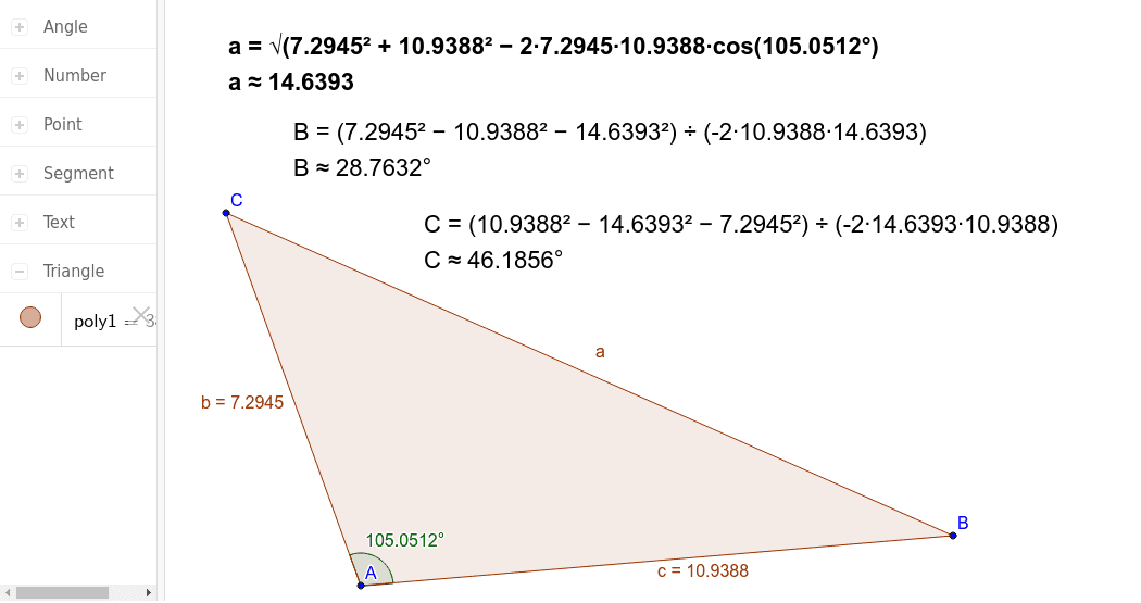 GeoGebra Applet