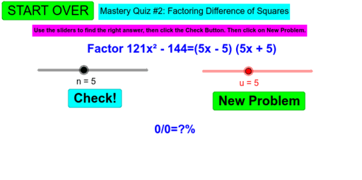mastery quiz 2 factoring difference of squares geogebra factoring difference of squares