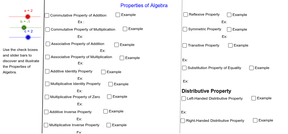 GeoGebra Applet