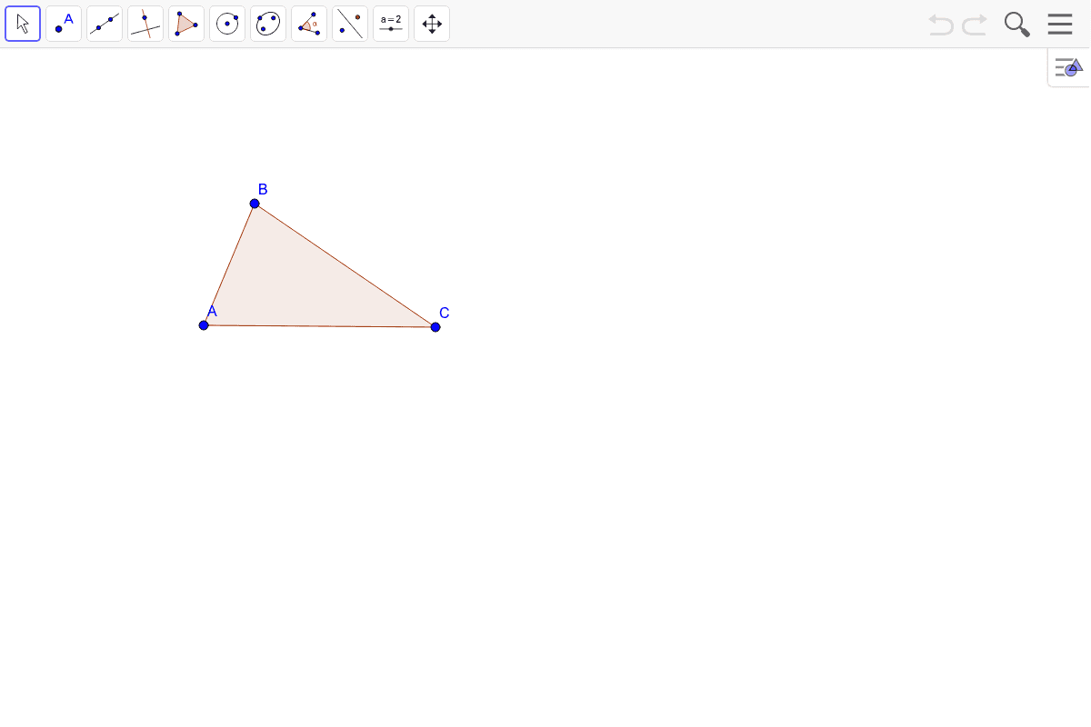 1) Construct the circumcenter of this triangle. Then draw the appropriate circle.