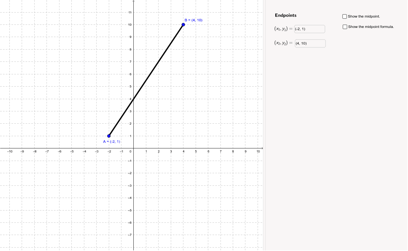 GeoGebra Applet