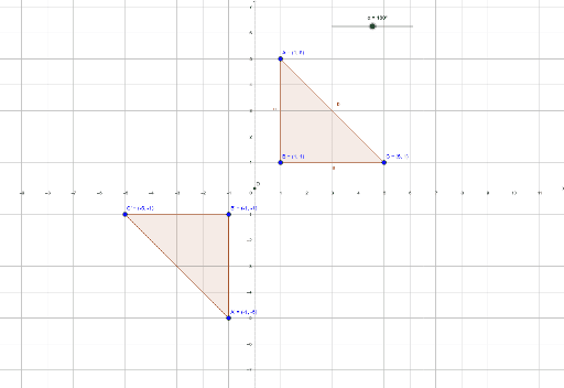 Rotation of a Triangle – GeoGebra