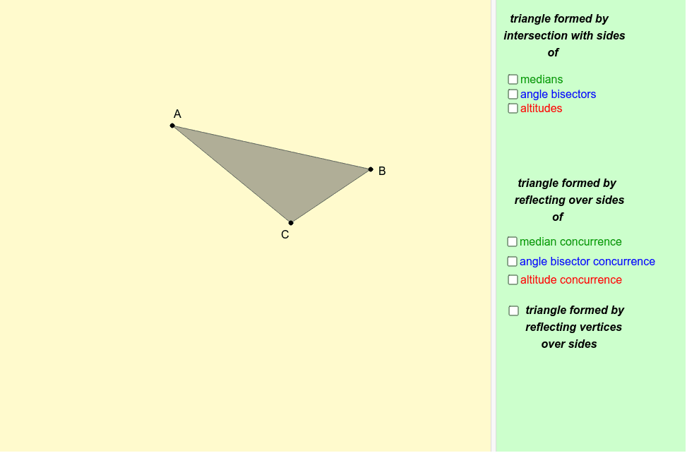 GeoGebra Applet