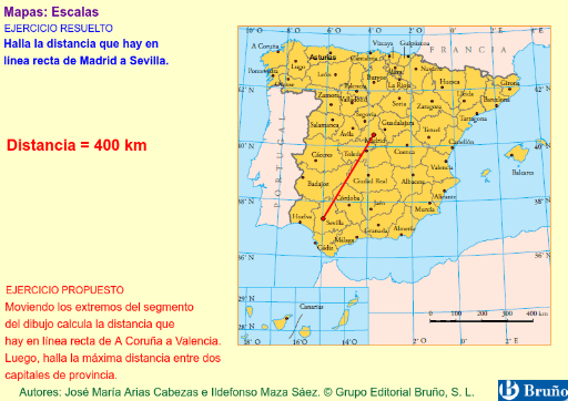 Mapas: Escalas – GeoGebra Mapas: Escalas – GeoGebra