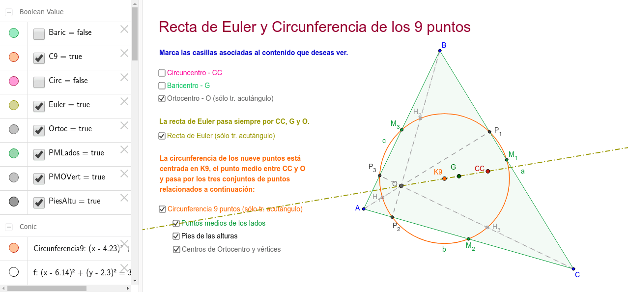 GeoGebra Applet