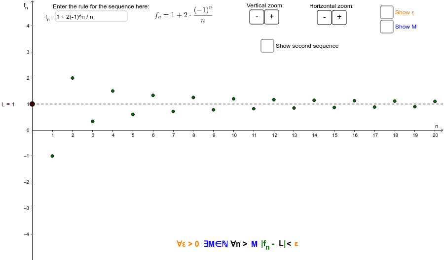 Sequence convergence calculator discount