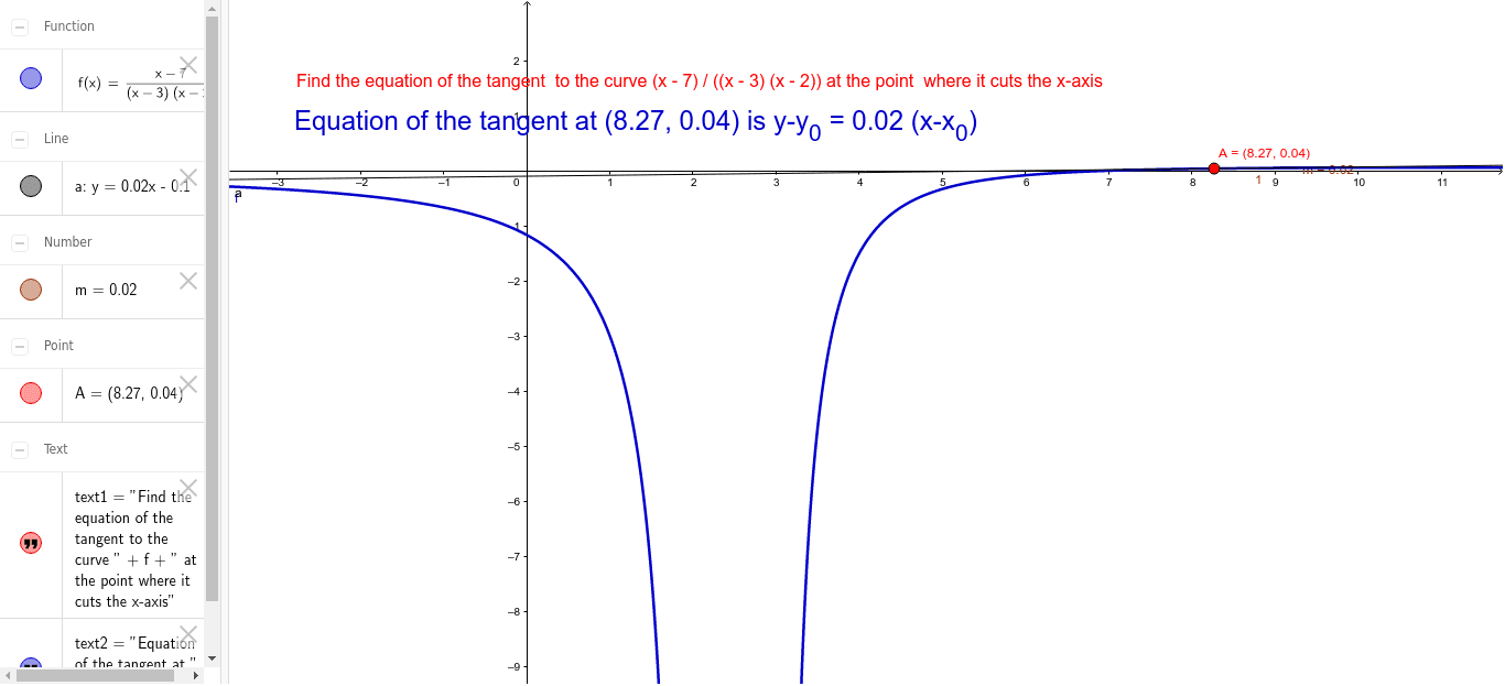 GeoGebra Applet