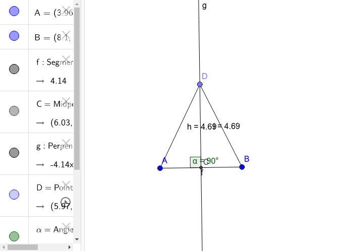 Perpendicular Bisector Theorem: If a point is on the perpendicular bisector of a segment, then it is equidistant from the endpoints of that segment.
