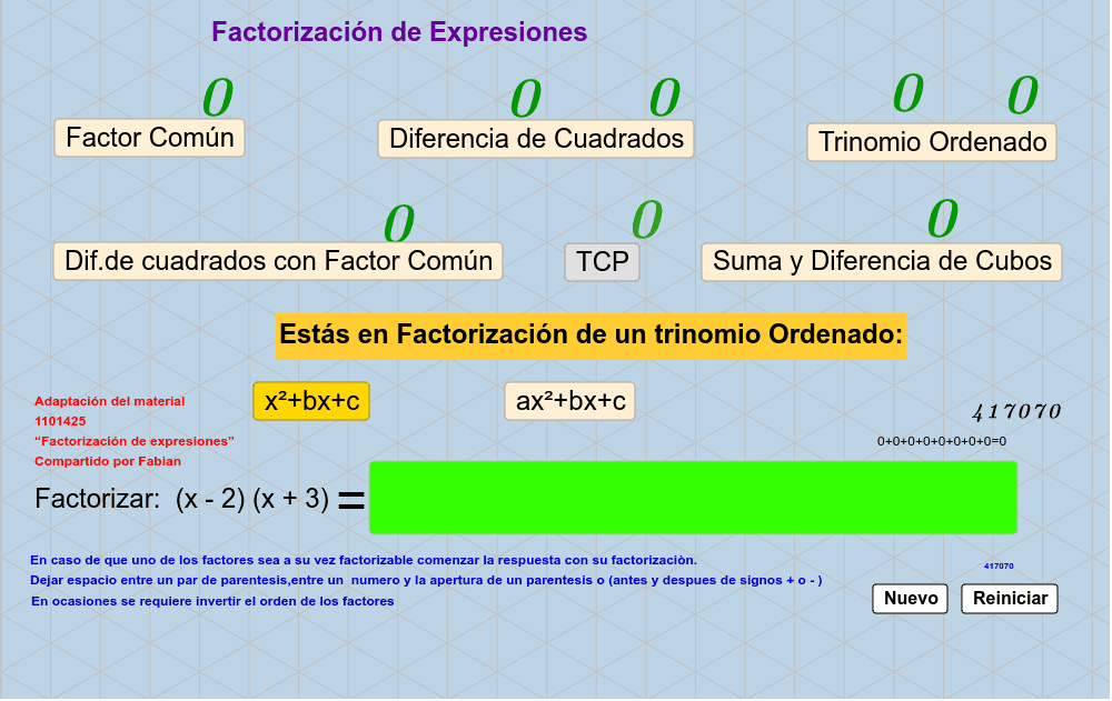 GeoGebra Applet