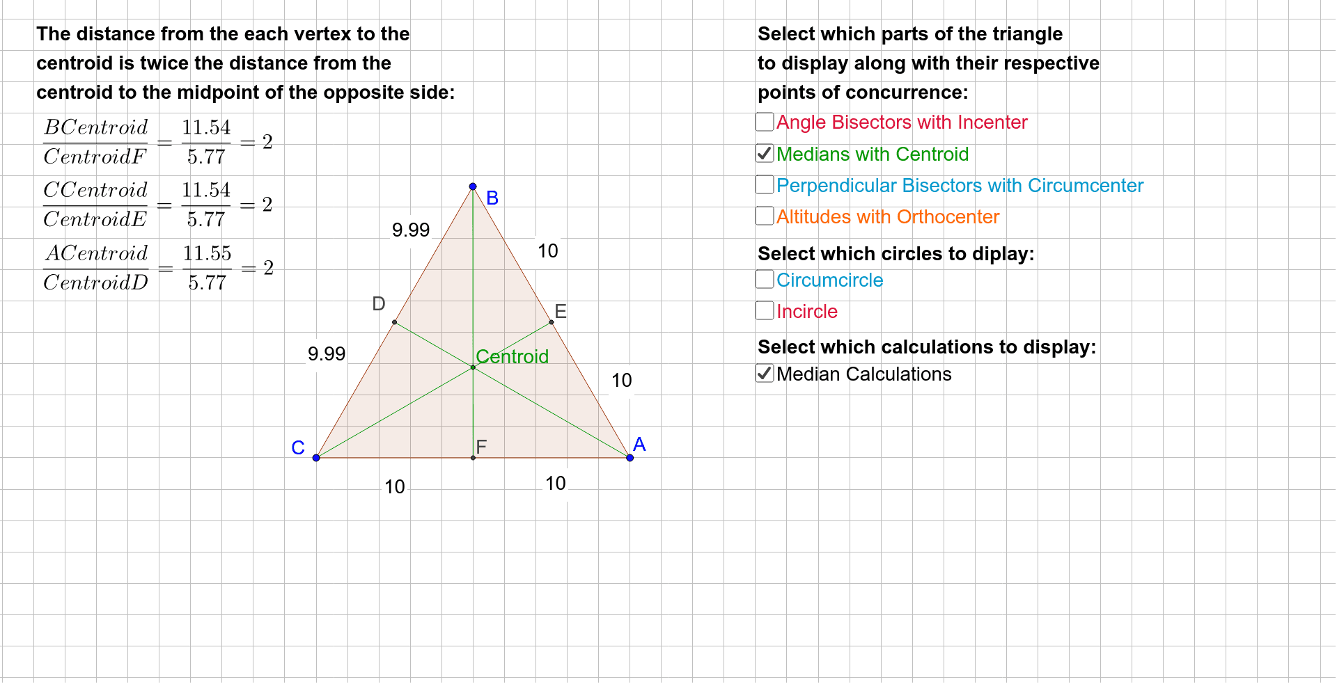 GeoGebra Applet