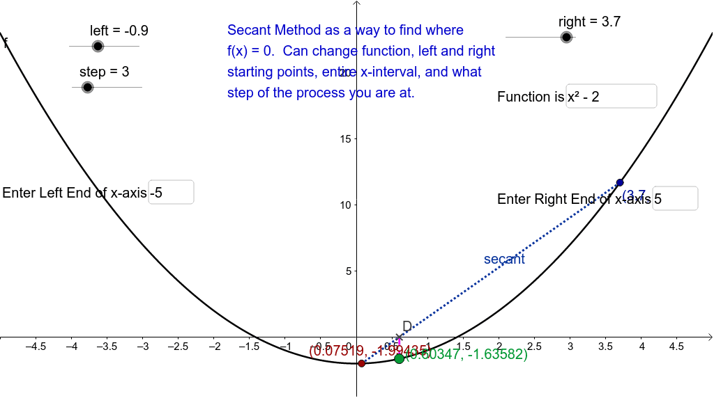 GeoGebra Applet
