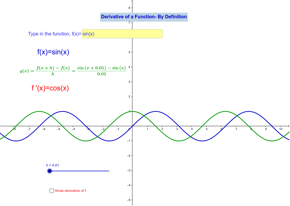 GeoGebra Applet