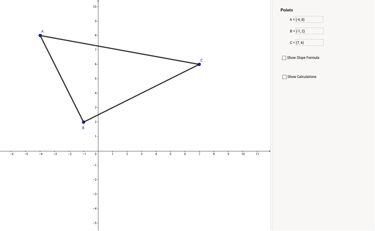 GeoGebra Applet