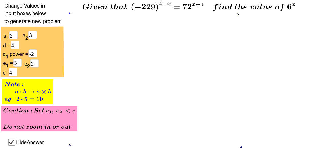 GeoGebra Applet