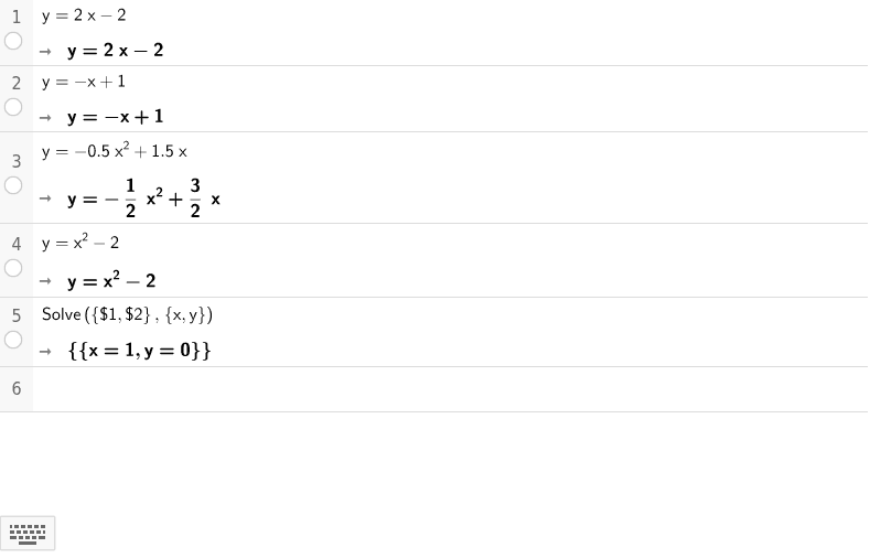 GeoGebra Applet