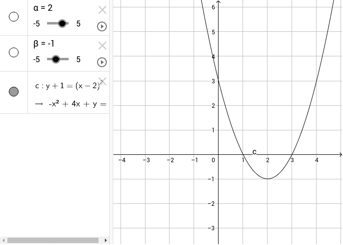 GeoGebra Applet