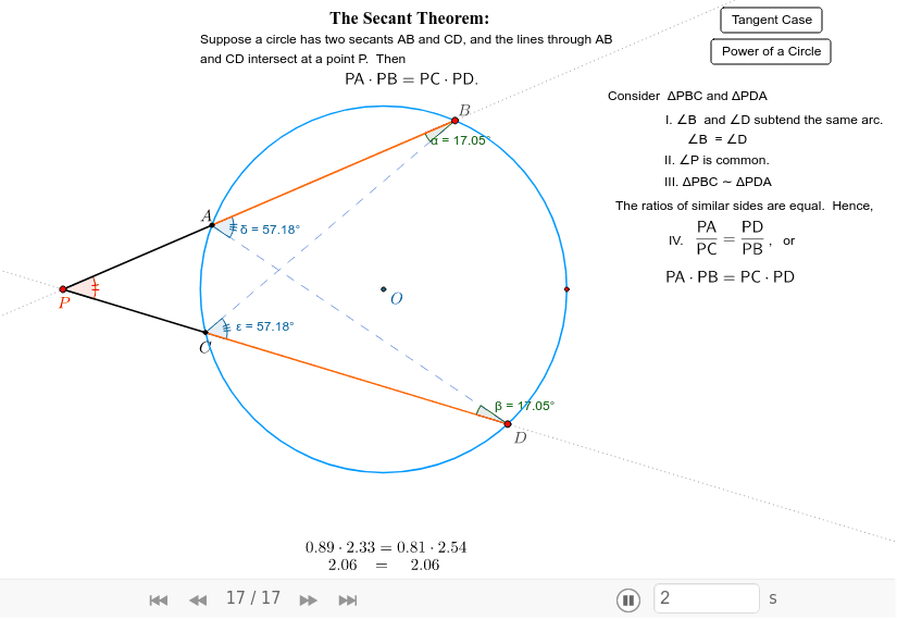 GeoGebra Applet