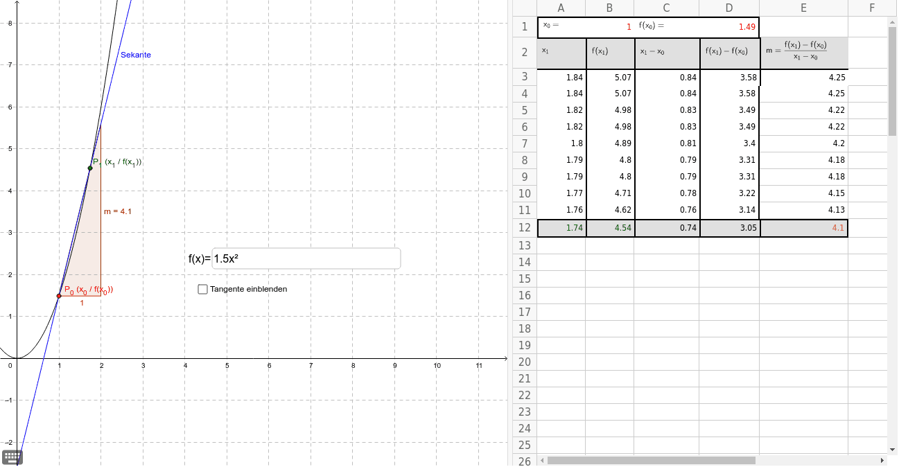 GeoGebra Applet