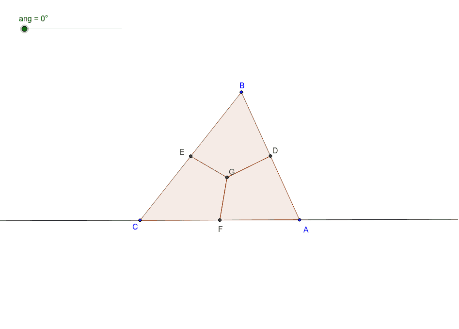 三角形的內角和 180度 Geogebra 三角形的內角和 180度 Geogebra