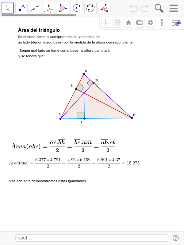 GeoGebra Applet