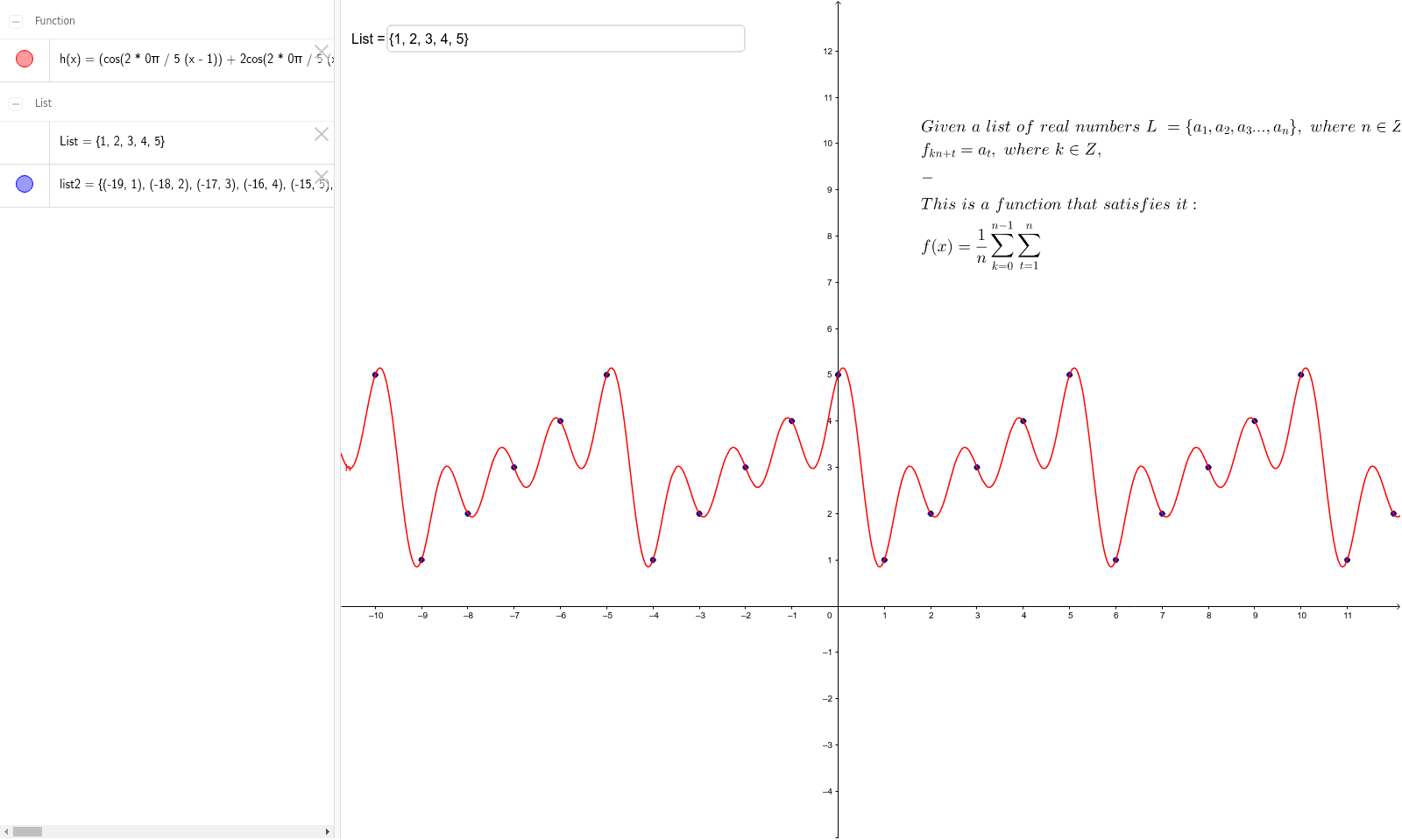 GeoGebra Applet