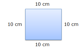 
[color=#ff0000][size=150]So, the perimeter of this object is P = 10+10+10+10=40, which, in this specific case, could be written as P=(4(10))=40[/size][/color]