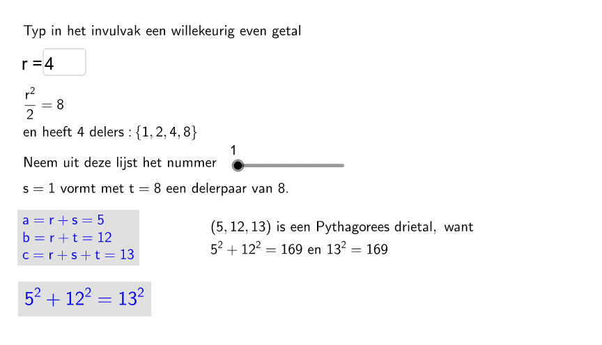 GeoGebra Applet