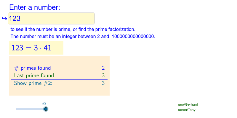 GeoGebra Applet