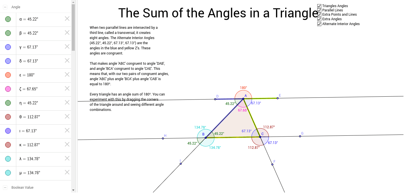 GeoGebra Applet