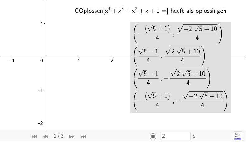 GeoGebra Applet