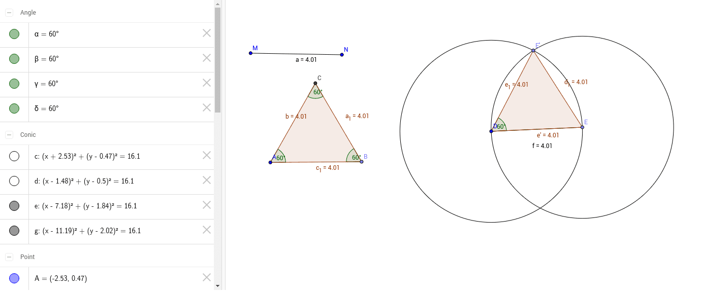 GeoGebra Applet