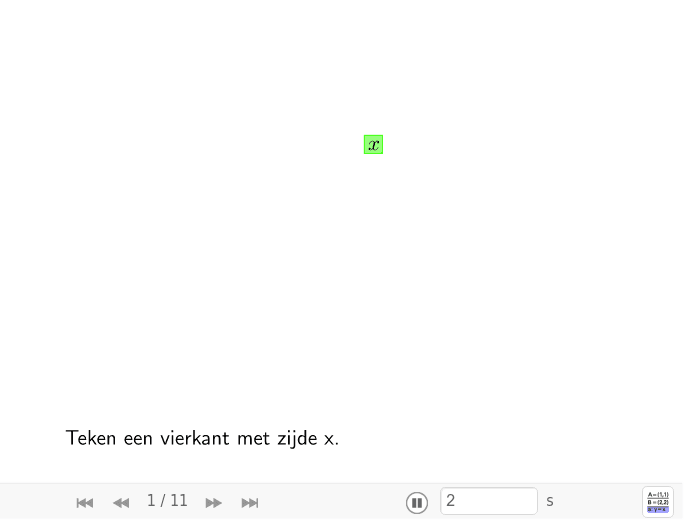GeoGebra Applet