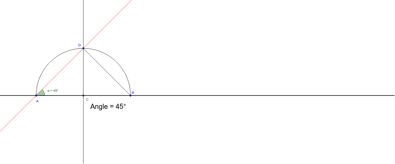 Constructing a 45° Angle - Technical Graphics