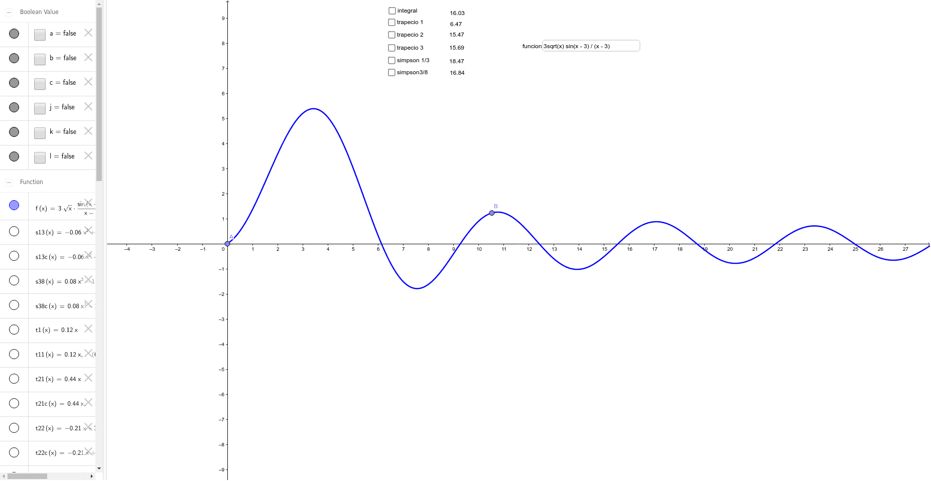 GeoGebra Applet