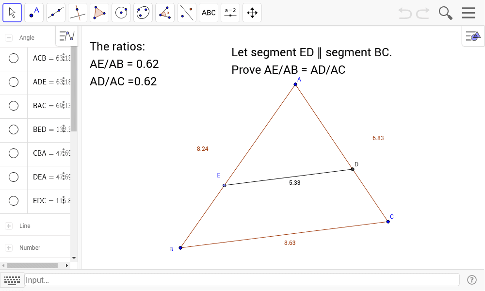 GeoGebra Applet