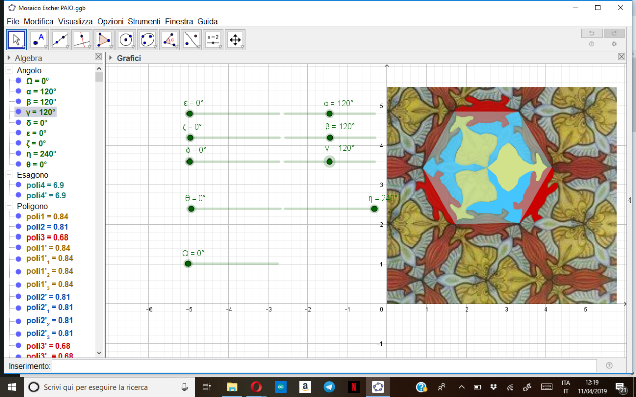[color=#ff0000][b]Esagono composto dai tre moduli base[/b][/color]