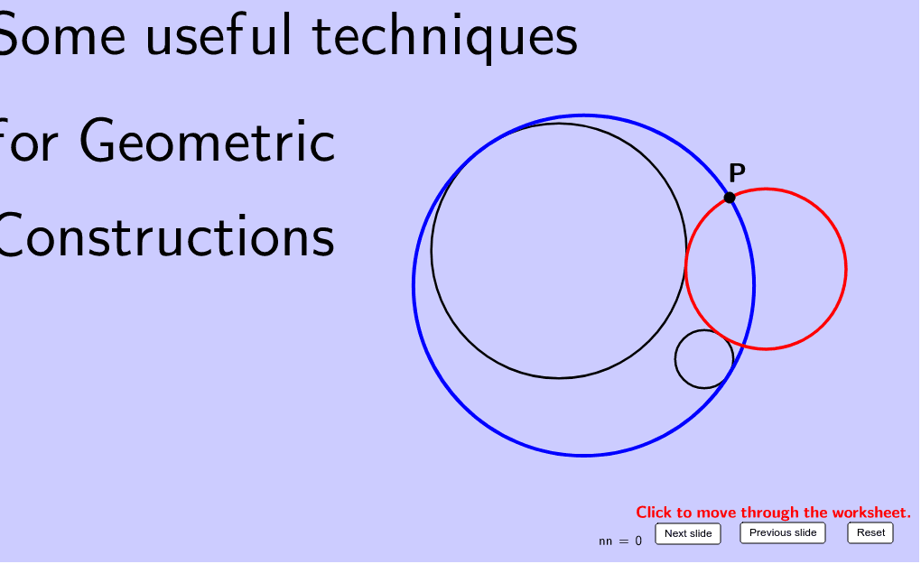 GeoGebra Applet