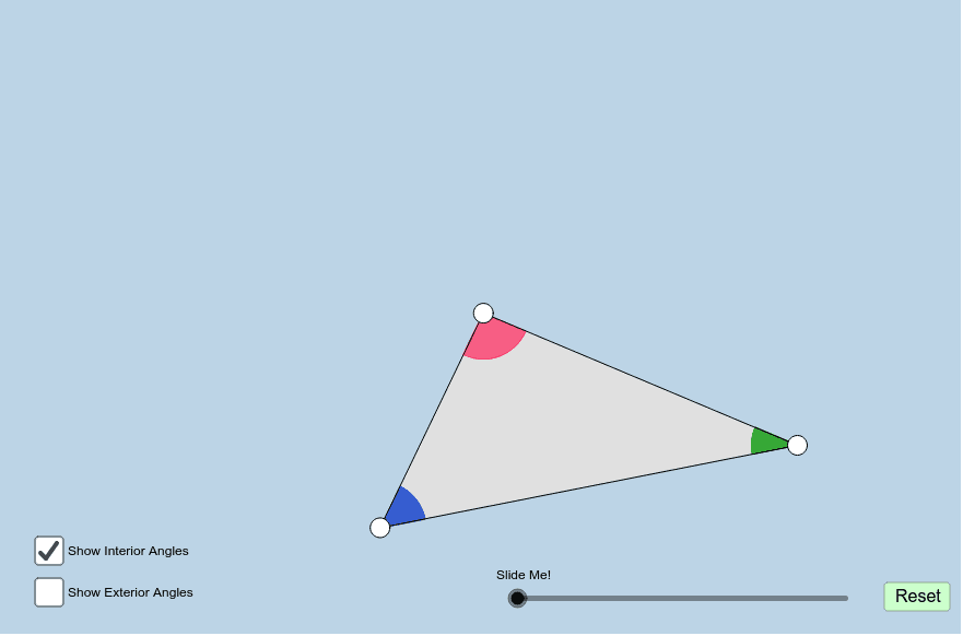 G Gco 9 Triangle Angle Theorems Geogebra