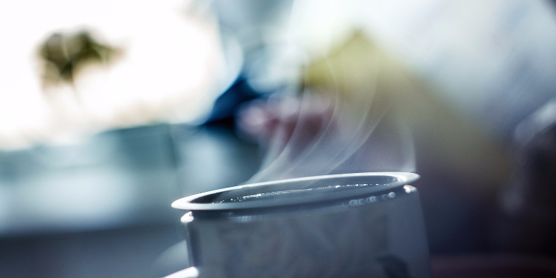 [url=https://pixabay.com/en/steam-tea-coffee-aroma-336464/]"Coffee Steam"[/url] by Free-Photos is in the [url=http://creativecommons.org/publicdomain/zero/1.0/]Public Domain, CC0[/url]
A familiar morning view of a cup of coffee.  The steam (evaporation) is responsible for a very rapid heat loss from the coffee.
