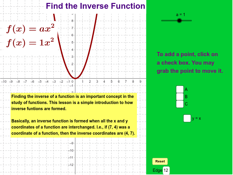 GeoGebra Applet