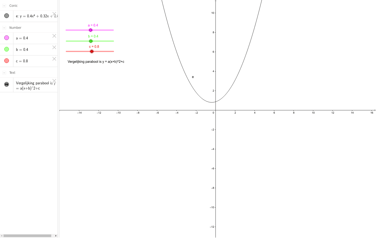 GeoGebra Applet