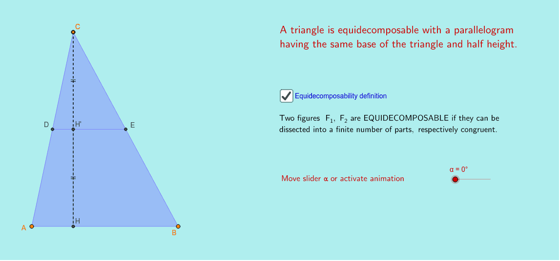 GeoGebra Applet