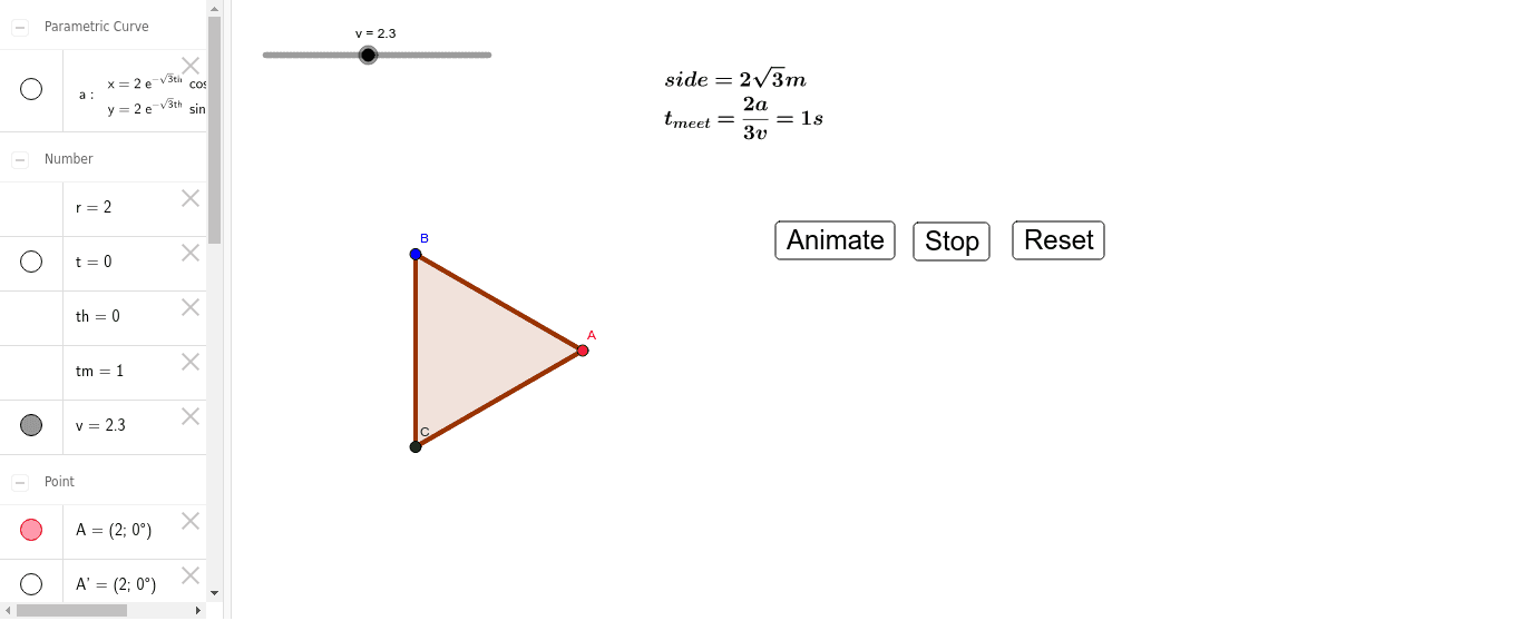 GeoGebra Applet