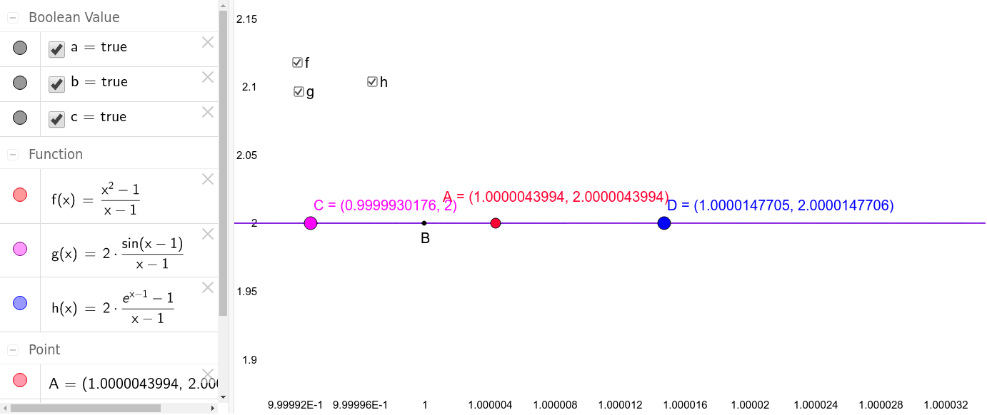 GeoGebra Applet