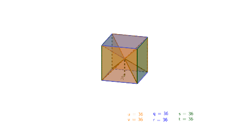 角錐體積 金字塔法 Geogebra