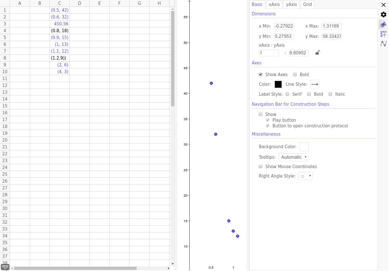 GeoGebra Applet