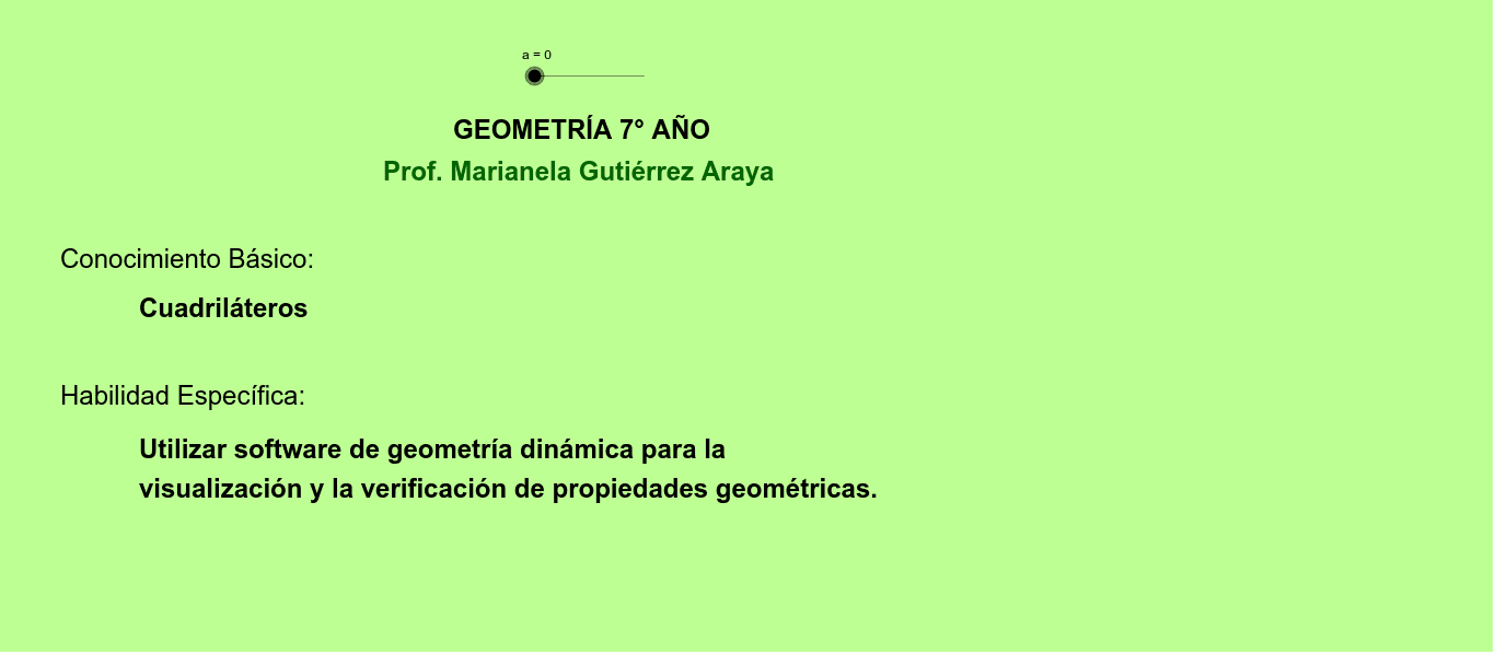 GeoGebra Applet